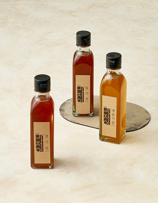 Majeong Oil House Premium Korean Fresh Sesame & Perilla Oil (Choice of 3)