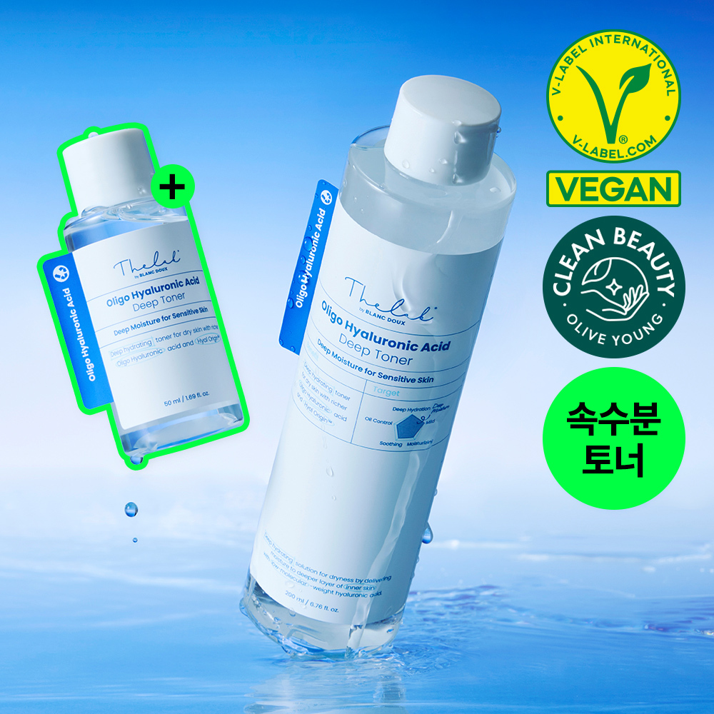THE LAB by Blanc Doux Low Molecular Hyaluronic Acid Deep Toner Set (200ml + 50ml)