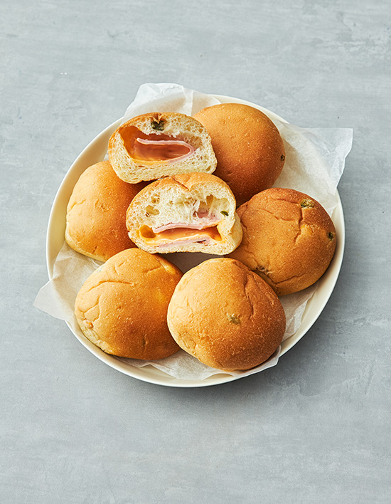 Her Bread Factory Ham & Cheese Vegetable Morning Rolls 35g x 6
