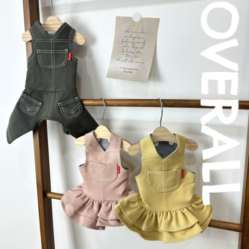 CANICHE Pastel Overalls