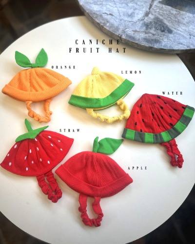 CANICHE Fruit Hat (5 Types)