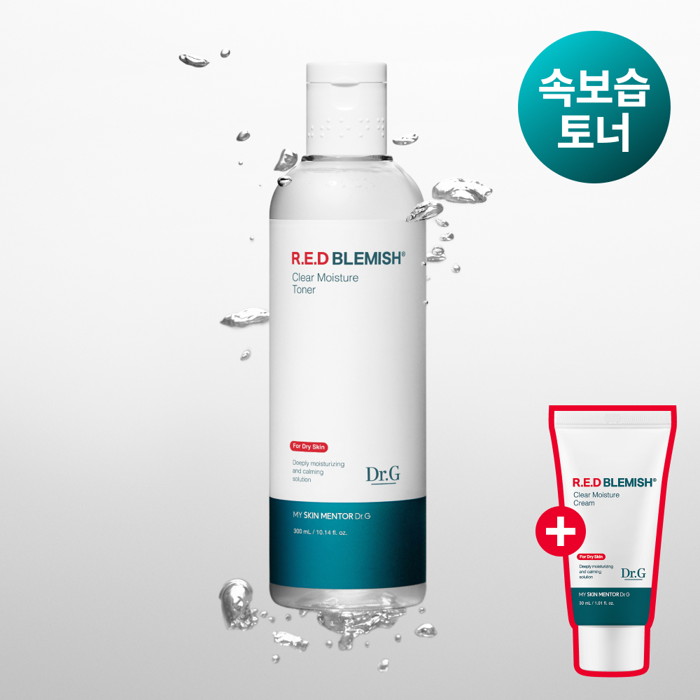 Dr.G Red Blemish Clear Moisture Toner Set (Toner 300ml + Cream 30ml)