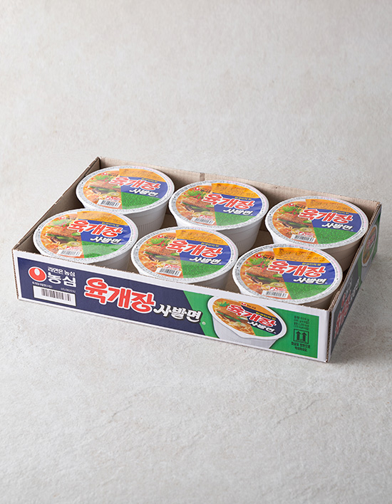 Nongshim Yukgaejang Bowl Noodles 6-Pack