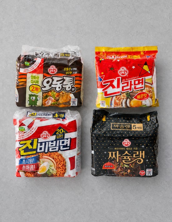 Ottogi Ramen Mix & Match, 7 Varieties (Choice of 3)