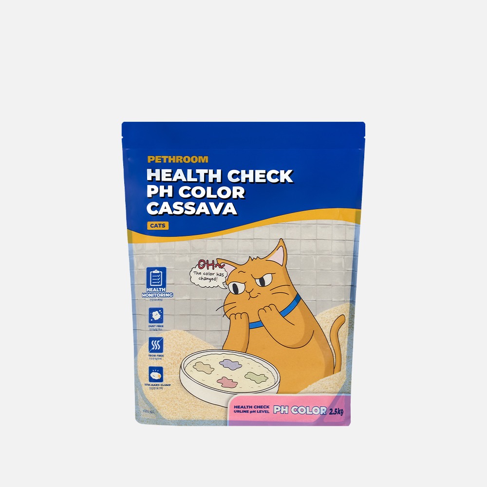 Health Check pH Color-Change Cassava Cat Litter