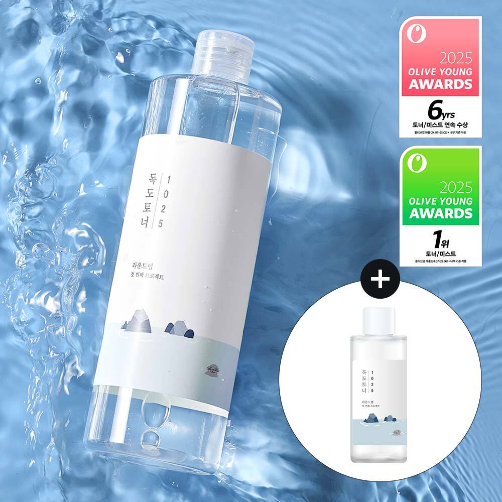 Round Lab 1025 Dokdo Toner 500ml Set (+100ml)