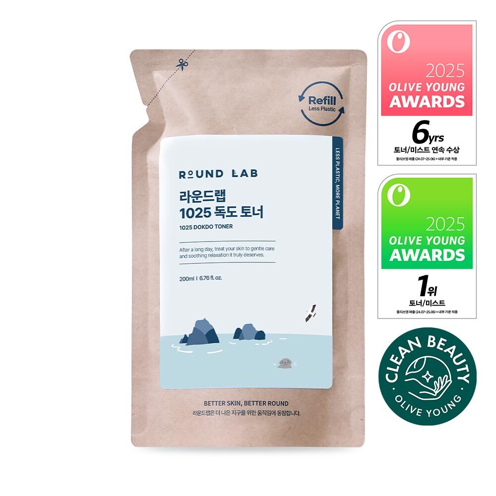 Round Lab 1025 Dokdo Toner 200ml Refill Pack